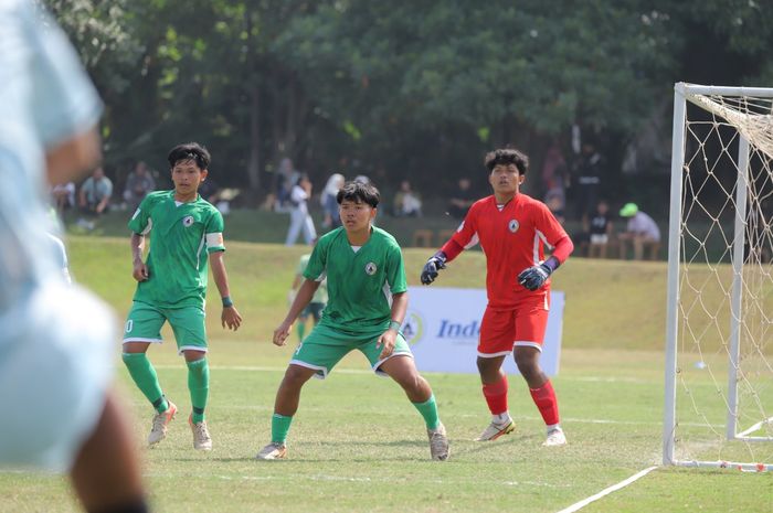 Suasana gelaran LALIGA Youth Tournament di Lapangan Yogyakarta Independent School (YIS), Sleman pada 3 Agustus 2024