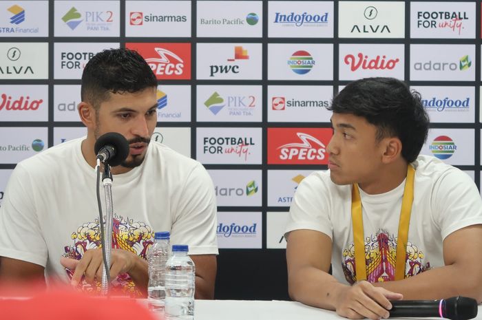 Pemain Persis Solo, Ricardo Lima, saat memberikan keterangan kepada media pasca laga melawan Persija Jakarta, Sabtu (3/8/2024).