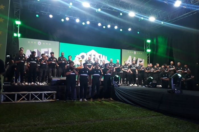 Launching tim PSS Sleman untuk mengarungi kompetisi Liga 1 2024-2025 di Omah Pakem, Sleman, Senin (5/8/2024) malam WIB