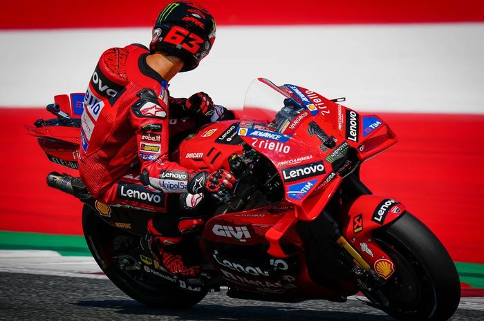 Pembalap Ducati, Fracnesco Bagnaia tak mau jemawa menghadapi MotoGP Aragon 2024