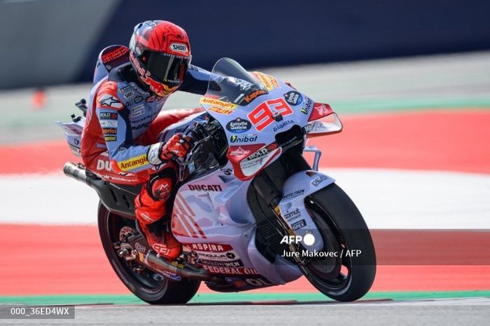 Pembalap Gresini Racing, Marc Marquez, kembali mengalami nasib sial pada sesi sprint MotoGP Austria 2024