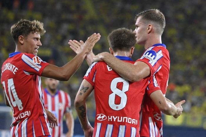 Alexander Sorloth mencetak gol untuk Atletico Madrid ke gawang Villarreal pada lanjutan Liga Spanyol 2024-2025.