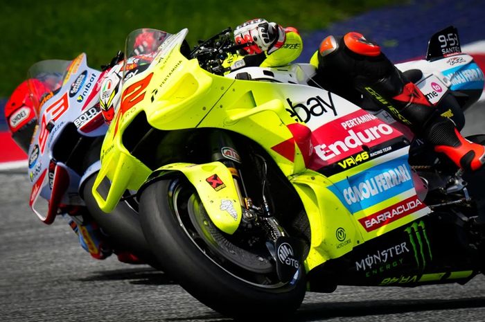 Hasil Sprint Race MotoGP San Marino 2024, Tim Valentino Rossi Apes
