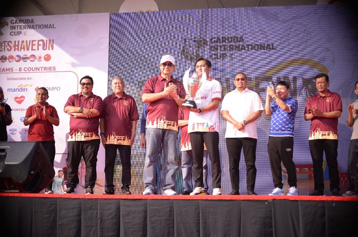 Garuda International Cup 2024 resmi dibuka di ASIOP Training Center, Sentul, Jawa Barat, Kamis (24/8/2024)