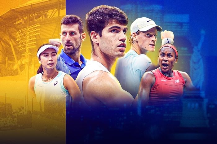 SPOTV NOW menyajikan tayangan eksklusif turnamen tenis Grand Slam US Open 2024 pada 26 Agustus-8 September 2024.