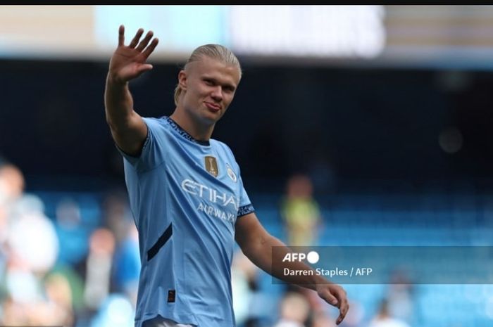 Erling Haaland hanya butuh satu gol lagi bersama Manchester City untuk bisa melampaui kehebatan Cristiano Ronaldo.