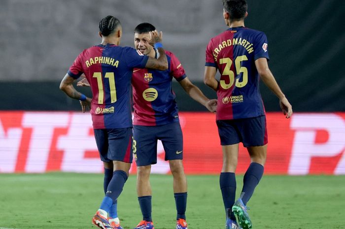 Barcelona kembali ke puncak klasemen LIga Spanyol 2024-2025 usai menang comeback atas Rayo Vallecano.