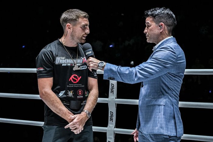 Juara kelas bantam Muay Thai ONE Championship, Jonathan Haggerty.