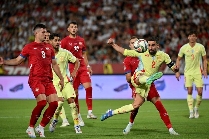 Timnas Spanyol dan Timnas Serbia bermain seri tanpa gol alias 0-0 pada matchday pertama Liga A Grup 4 UEFA Nations League 2024, Kamis (5/9/2024) atau Jumat dini hari WIB.