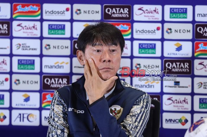 Juru taktik Timnas Indonesia, Shin Tae-yong, terpilih sebagai Pelatih Pria Terfavorit di Santini JebreeetMedia Awards 2024. 