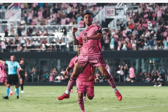 Lionel Messi tampil menggila dalam laga comeback-nya bersama Inter Miami melawan Philadelphia Union dalam lanjutan MLS 2024, Minggu (15/9/2024).