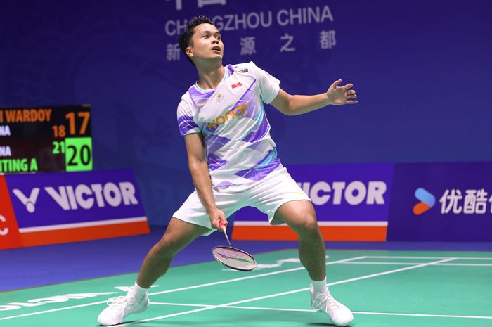 Aksi tunggal putra Indonesia, Anthony Sinisuka Ginting, melaju ke perempat final China Open 2024