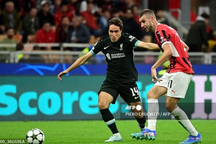 Federico Chiesa akhirnya menorehkan debut bersama Liverpool saat menghadapi AC Milan di Liga Champions 2024-2025, Selasa (17/9/2024) atau Rabu dini hari WIB.