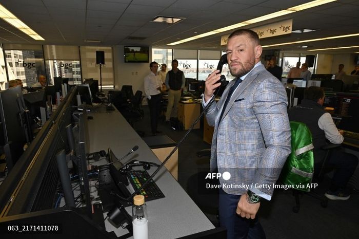  Conor McGregor menghadiri Charity Day 2024 yang diselenggarakan oleh The Cantor Fitzgerald Relief Fund di BGC Group pada 11 September 2024 di New York, Amerika Serikat