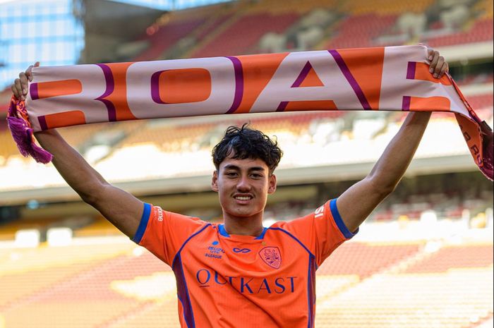 Striker Timnas Indonesia sekaligus Brisbane Roar Rafael Struick.