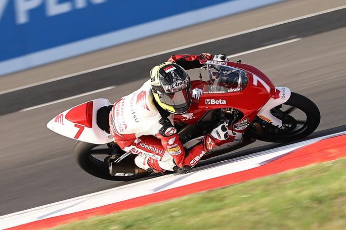  Pembalap Astra Honda, Muhammad Kiandra Ramadhipa, bakal tampil pada putaran ke-4 Idemitsu Asia Talent Clup 2024 di Sirkuit Motegi, Jepang, Sabtu-Minggu (5-6/10/2024).