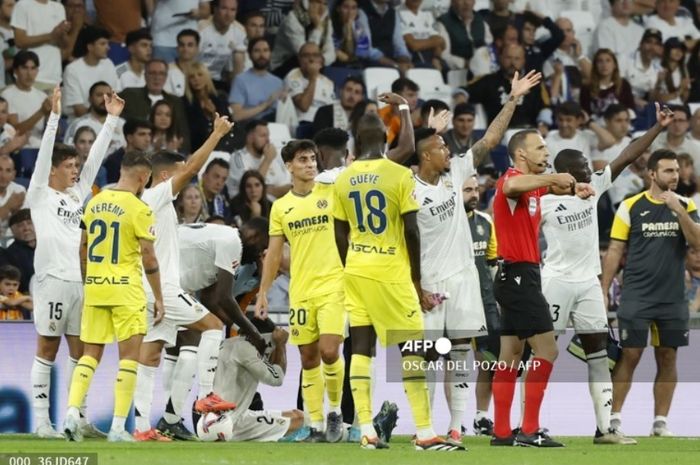 Dani Carvajal mengalami cedera parah saat Real Madrid menang atas Villarreal di Liga Spanyol, Sabtu (5/10/2024) di Santiago Bernabeu.