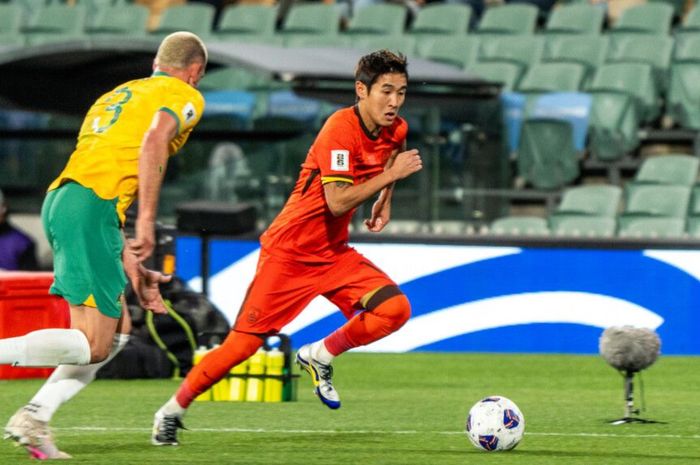 Suasana duel Australia vs China dalam lanjutan ronde ketiga Kualifikasi Piala Dunia 2026 Zona Asia