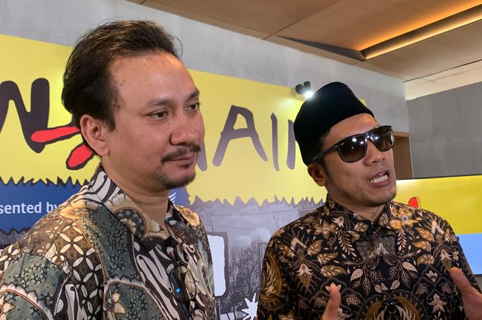 Vincent dan Desta di kawasan Senayan, Jakarta Pusat, Kamis (10/10/2024).