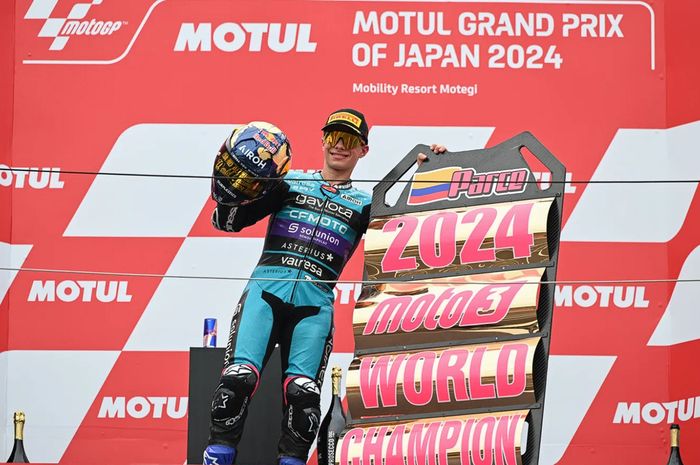 Murid Marc Marquez, David Alonso berhasil mempersembahkan gelar juara dunia kelas Moto3 2024 untuk tim Gaviota Aspar