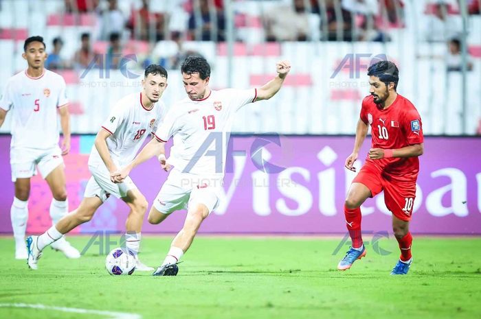 Penampilan Thom Haye saat laga Bahrain Vs Timnas Indonesia di Stadion Nasional Bahrain, Riffa, Bahrain pada Kamis (10/10/2024).