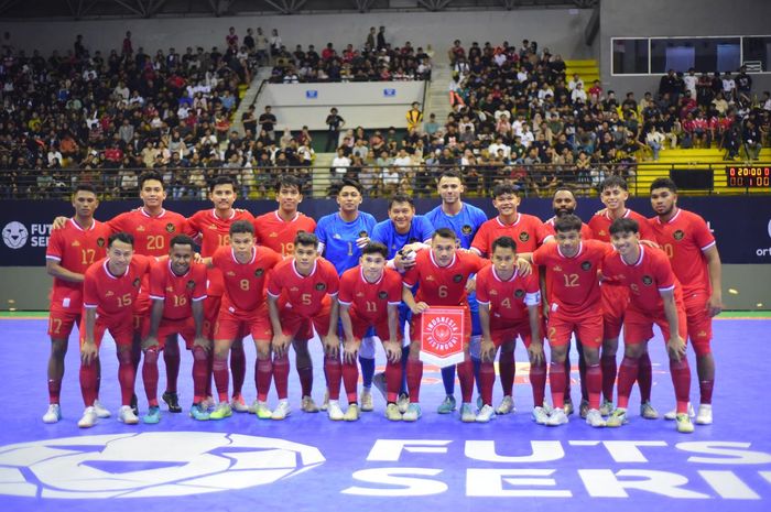 Timnas Futsal Indonesia melawan Malaysia