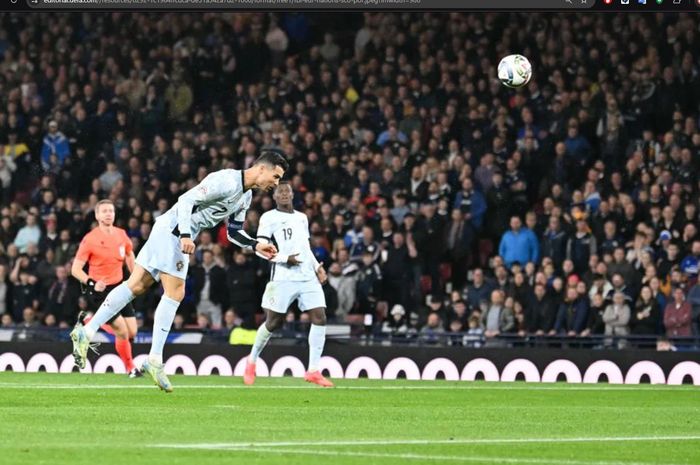 Cristiano Ronaldo gagal mencetak gol ke-907 dan Portugal pun ditahan Skotlandia di UEFA Nations League 2024-2025.