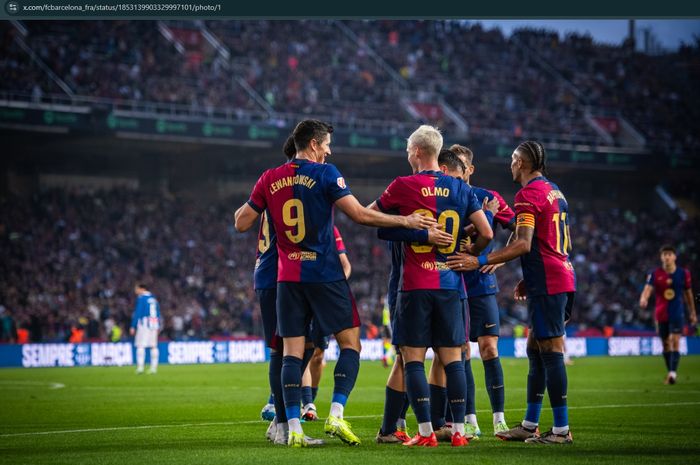 Barcelona sukses memetik kemenangan 3-1 atas Espanyol dalam lanjutan Liga Spanyol 2024-2025.