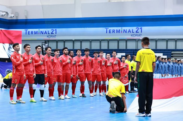 Skuad Timnas Futsal Indonesia pada ajang Piala AFF Futsal 2024.