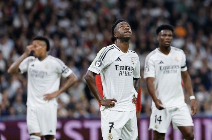 Real Madrid kalah 1-3 dari AC Milan pada lanjutan Liga Champions 2024-2025.