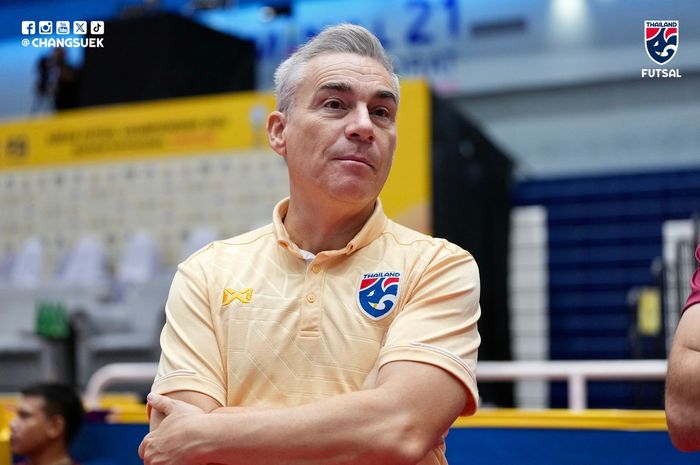 Pelatih Timnas Futsal Thailand, Miguel Rodrigo.