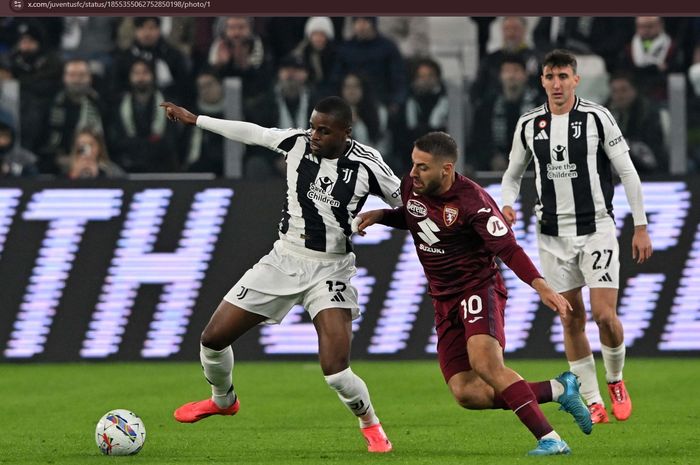 Juventus kembali lagi ke posisi 3 besar di klasemen sementara Liga Italia usai meraih kemenangan 2-0 atas Torino dalam laga Derby della Mole.