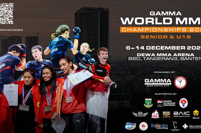 Tiket menonton GAMMA World MMA Championships 2024 pada 6-14 Desember 2024 di Tangerang mulai dijual kepada publik.