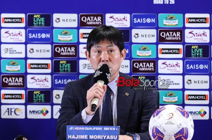 Pelatih timnas Jepang, Hajime Moriyasu, meminta tim asuhannya untuk tampil agresif saat melawan Timnas Indonesia.