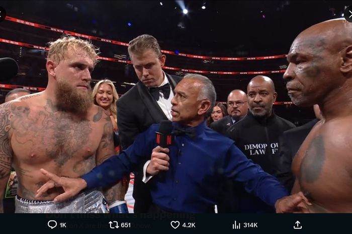 Penakluk Mike Tyson, Jake Paul, mendapat tawaran tanding dari jawara tinju kelas berat Oleksandr Usyk.