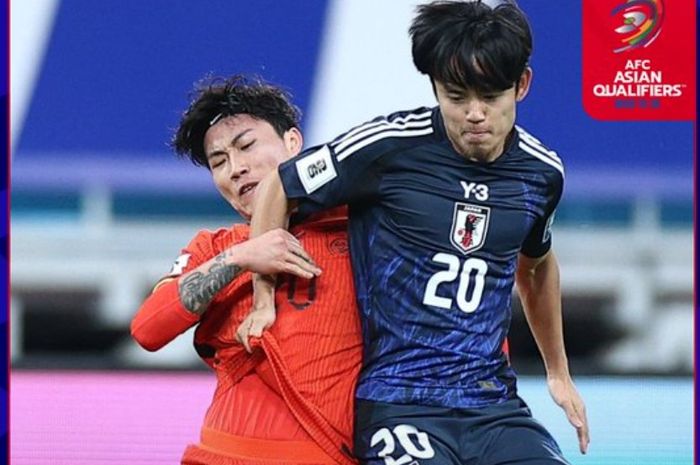 Timnas China berhadapan dengan Timnas Jepang dalam matchday keenam Grup C putaran tiga Kualifikasi Piala Dunia 2026.