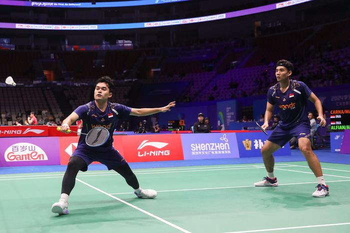 Ganda putra Indonesia, Leo Rolly Carnando/Bagas Maulana, menang mudah atas pasangan Taiwan di All England Open 2025  
