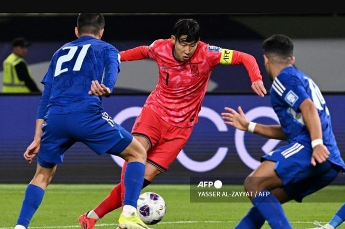 Timnas Palestina berhasil menahan imbang raksasa Korea Selatan, yang lagi-lagi butuh bantuan kapten Son Heung-min di Kualifikasi Piala Dunia 2026.