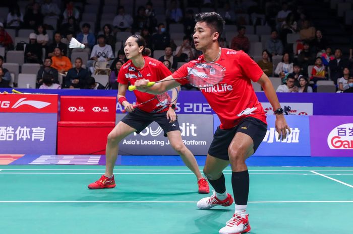 Ganda campuran Indonesia, Dejan Ferdinansyah/Gloria Emanuelle Widjaja, pada babak pertama China Masters 2024