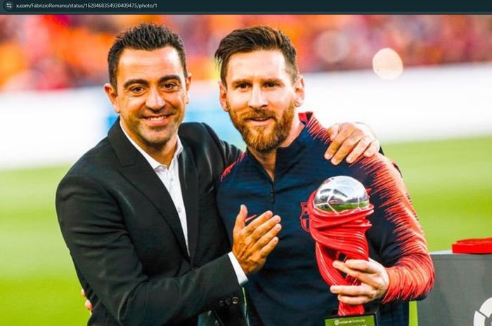 Reuni antara Xavi Hernandez dan Lionel Messi di Inter Miami dikabarkan tidak bakal terjadi.