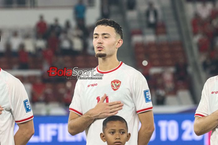 Ivar Jenner saat laga babak penyisihan grup C Kualifikasi Piala Dunia 2026 zona Asia antara timnas Indonesia versus timnas Arab Saudi di Stadion Utama Gelora Bung Karno, Senayan, Jakarta, Selasa (19/11/2024).