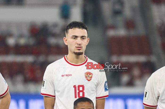 Ivar Jenner saat laga babak penyisihan grup C Kualifikasi Piala Dunia 2026 zona Asia antara timnas Indonesia versus timnas Arab Saudi di Stadion Utama Gelora Bung Karno, Senayan, Jakarta, Selasa (19/11/2024).