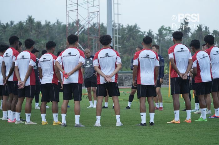 Timnas Indonesia saat menjalani latihan Jelang ASEAN Cup 2024,