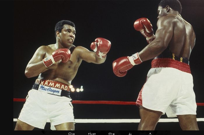 Pertarungan terakhir Muhammad Ali saat dia dikalahkan Trevor Berbick pada 11 Desember 1981 di Nassau. 