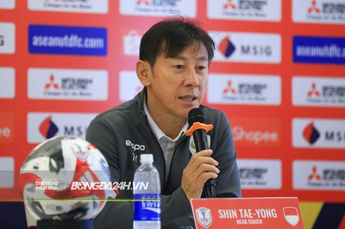 Pelatih Timnas Indonesia, Shin Tae-yong.