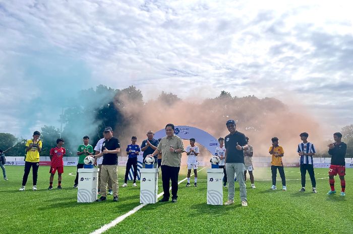 Liga Kompas U-14 2024/2025 Powered by BRI resmi dibuka oleh Ketua PSSI Erick Thohir. 