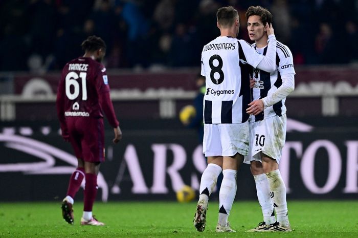 Teun Koopmeiners dan Kenan Yildiz gagal membantu Juventus menang saat bertandang ke markas Torino pada duel Liga Italia pekan ke-20 (11/5/2025).