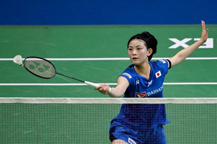 Pebulu tangkis tunggal putri Jepang, Tomoka Miyazaki pastikan Jepang tinggal selangkah lagi lolos semifinal Kejuaraan Beregu Campuran Asia 2025