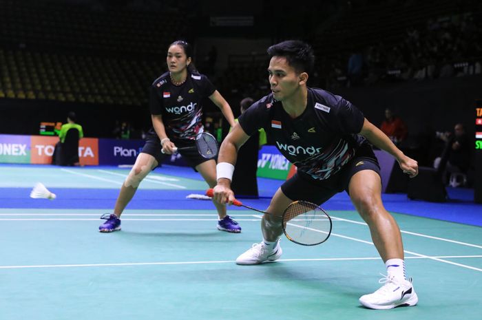 Ganda campuran Indonesia, Amri Syahnawi/Nita Violina Marwah, ditunggu unggulan China di semifinal usai menumbangkan wakil tuan rumah pada Thailand Open 2025.