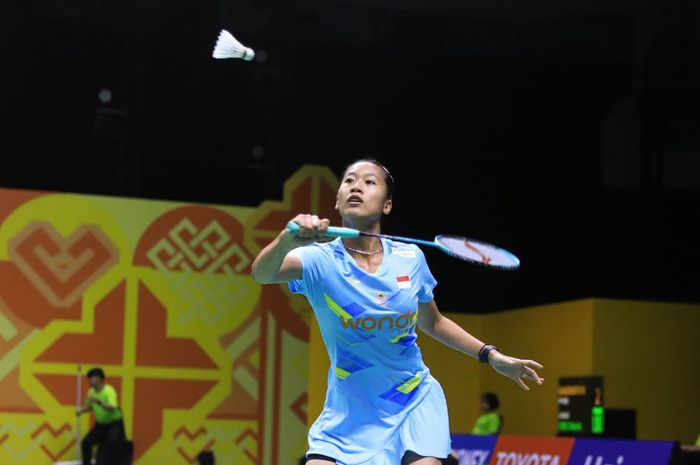 Tunggal putri Indonesia, Putri Kusuma Wardani, sempat bikin wakil China Chen Yu Fei terjengkang meski harus kalah di 16 besar All England Open 2025.